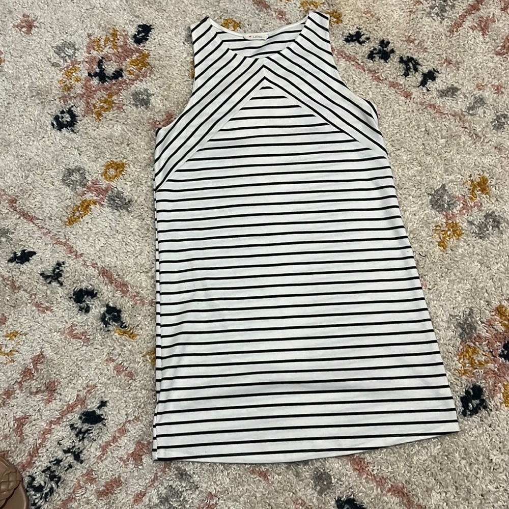 Striped mini dress